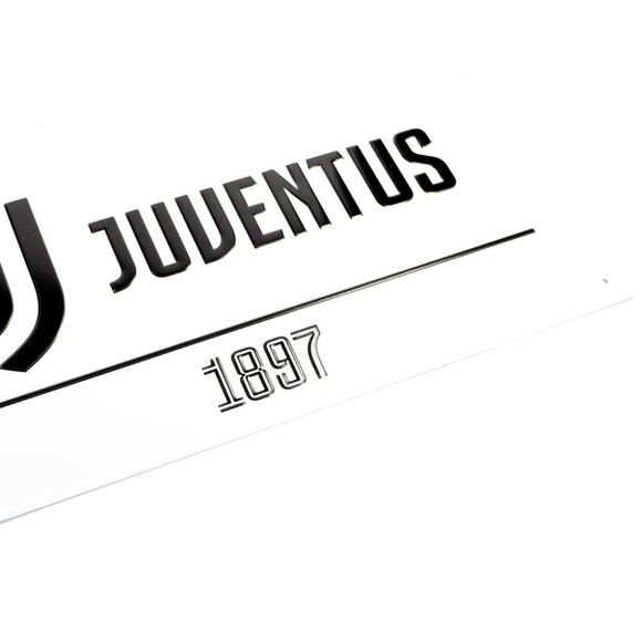 Juventus FC White '1897' Metal Street Sign - Picture 3 of 3